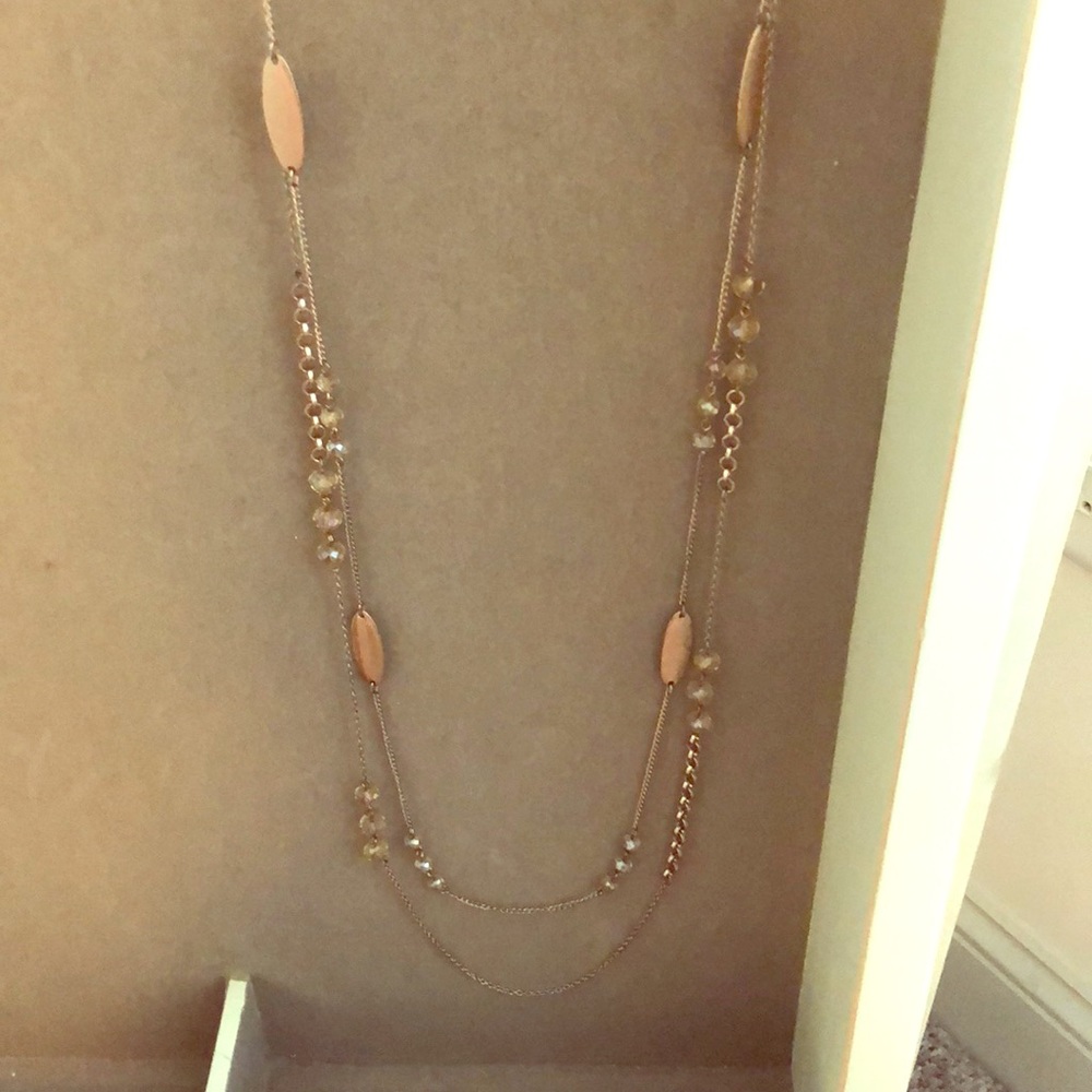 The Limited Dual Chain Rose Gold Necklace
